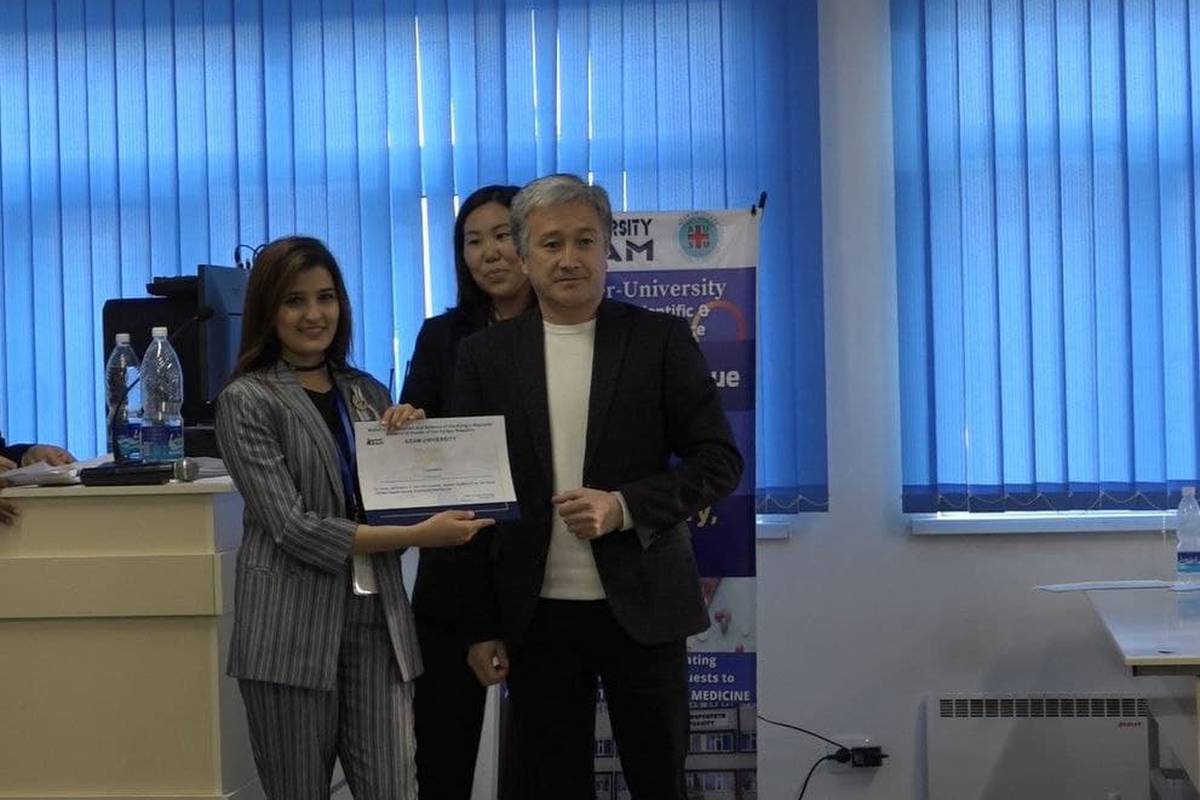 The Interuniversity Student Scientific and Practical Conference "Global Health Problems: Antibiotic Resistance" was attended by 9 universities from all over the Republic: AsMI, KRSU, ABC University, IMU, JASU, IUK, IUSM, Salymbekov University and Adam Uni