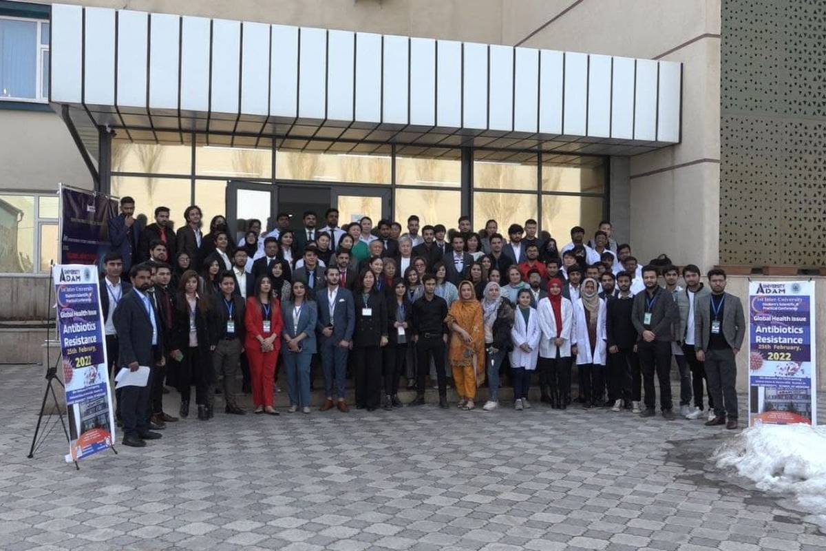 The Interuniversity Student Scientific and Practical Conference "Global Health Problems: Antibiotic Resistance" was attended by 9 universities from all over the Republic: AsMI, KRSU, ABC University, IMU, JASU, IUK, IUSM, Salymbekov University and Adam Uni